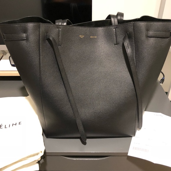 Celine Handbags - Brand New Celine Medium Cabas Phantom Tote Black